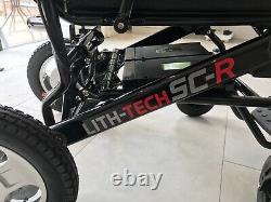 Lightweight Electric Wheelchair Folding. LITH-TECH SCR-R