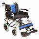 Lightweight Extra Wide 20 Transit Aluminium Wheelchair With Brakes Ectr02-20