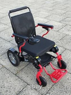 Lightweight Folding Powered Wheelchair. Almost 21 Between Armrests. 2 Batteries