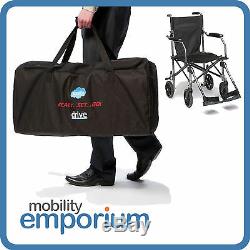 Lightweight Folding Travel Transport Transit Wheelchair with a Bag TraveLite