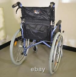 Lightweight Folding Wheelchair Self Propel Aktiv X2 Lite Attendant Brakes