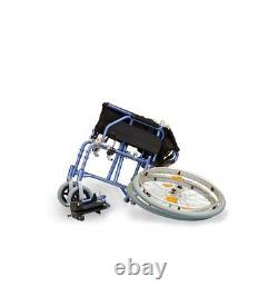 Lightweight Folding Wheelchair Self Propel Aktiv X2 Lite Attendant Brakes
