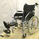 Lightweight Folding Wheelchair With Left Side Elevating Leg Rest Self Propel