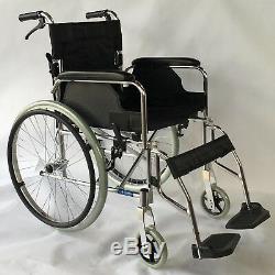 Lightweight Luxury ALUMINIUM Folding Wheelchair, Self-Propelled Chair