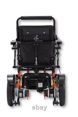 Lightweight Reclining Back Foldable Electric Wheelchair with Remote Controller