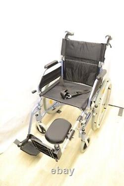 Lightweight Self Propel Wheelchair with Left Side Elevating Legrest Folding
