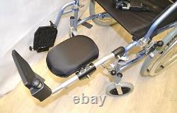 Lightweight Self Propel Wheelchair with Left Side Elevating Legrest Folding