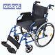 Lightweight Self Propelled Aluminium Wheelchair Aidapt Deluxe Colour Blue