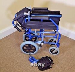 Lightweight Wheelchair 16 Transit Aktiv X2 Lite Attendant Brakes Crash Tested