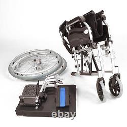 Lightweight folding self propel wheelchair 20 extra wide seat ECSP01-20 USED