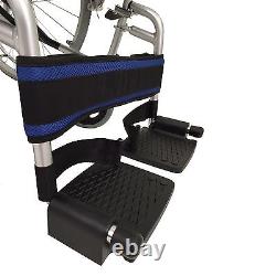 Lightweight folding self propel wheelchair 20 extra wide seat ECSP01-20 USED