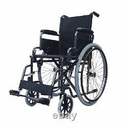 Lightweight folding self propel wheelchair flip up armrests and lap belt ECSP02