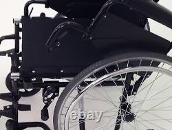 Lightweight folding self propel wheelchair with lapbelt ECSP02 DEMO