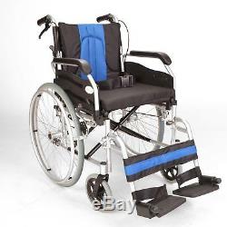 Lightweight folding self propelled wheelchair hand brakes Elite Care ECSP01-18