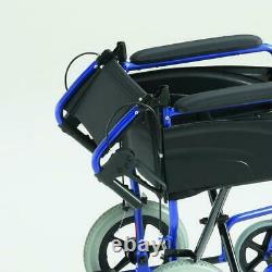 Lightweight folding transit wheelchair Invacare Alulite 18 Folding