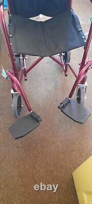 Lightweight folding wheelchair used