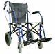 Lightweight Heavy Duty Folding Travel Wheelchair In Bag & Brakes Ectr04hd Used