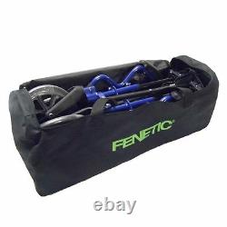 Lightweight heavy duty folding travel Wheelchair in bag & brakes ECTR04HD USED