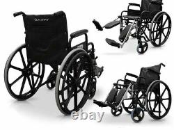 Lightweight self-propelled Folding Wheelchair for Disabled and Elderly