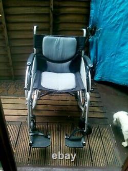 Lightweight wide folding self propelled wheelchair. (collect Gloucester&save £25)