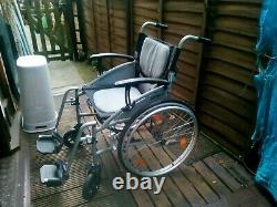 Lightweight wide folding self propelled wheelchair. (collect Gloucester&save £25)
