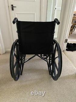 Livewell Black Sport Self Propel Folding Steel Wheelchair