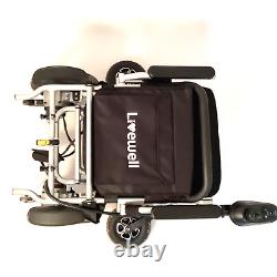 Livewell InstaFold Electric Wheelchair Folding Portable Powerchair & Charger