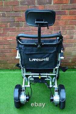 Livewell InstaFold Folding Electric Wheelchair Silver. Delivery possible