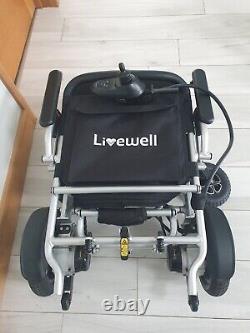 Livewell InstaFold Travel Electric Wheelchair Folding Portable Powerchair