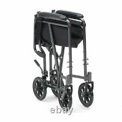 Livewell Lightweight Portable Folding Transport Transit Travel Chair Wheelchair