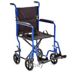 Lynx 4 Aluminium Lightweight Folding Transit Hospital Wheelchair