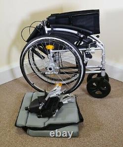 M Brand D Lite X Wheelchair Lightweight Self Propel Attendant Brakes 18 & 20