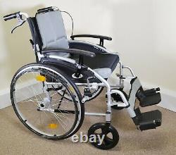 M Brand D Lite X Wheelchair Lightweight Self Propel Attendant Brakes 18 & 20