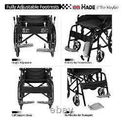 MADE Mobility Mayfair Lightweight Folding Transit Travel Wheelchair