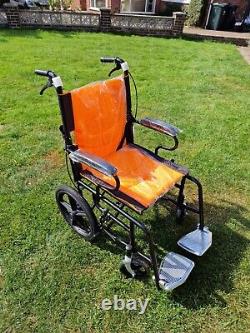MADE Orange Mobility Wheelchair Folding Lightweight Special Needs Pushchair