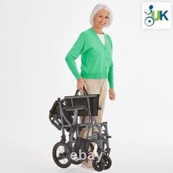 Magnelite Ultra Lightweight Folding Transit Wheelchair Weighs only 9.5kg