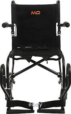 MobiQuip 8kg Travel Wheelchair, Ultra Lightweight, Portable Transit Travel Chair