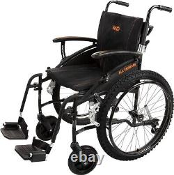 MobiQuip All Terrain G-Explorer, Lightweight, Folding, Aluminium Wheelchair
