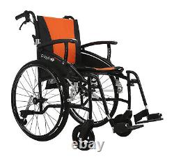 MobiQuip Lightweight, Super Light, Aluminium Frame Wheelchair, Folding