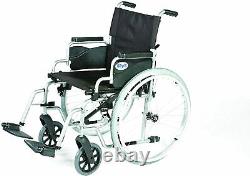 Mobility Wheelchair Foldable Compact Lightweight Narrow Design Durable Frame
