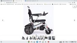 MobilityExtra MX-1, Lightweight Electric Wheelchair, Instant Folding, 4mp