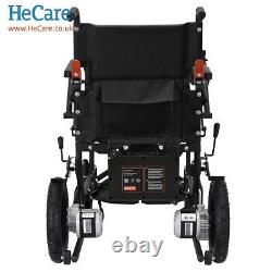 NEW HECARE Lightweight 21kg Electric Wheelchair Easy-Folding, 4mph SK6001C