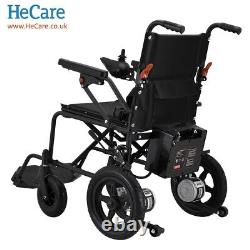 NEW HECARE Lightweight 21kg Electric Wheelchair Easy-Folding, 4mph SK6001C