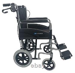 NEW Mobility Extra Traveller Lightweight Folding Transit Wheelchair Aluminium
