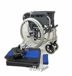 New Aluminium Folding Wheelchair Self Propelled Lightweight Transit Hand Brake