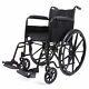 New Folding Wheelchair Self Propelled Lightweight Transit Footrest Armrest Brake