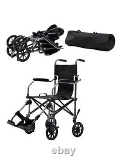 New HECARE Ultra Lightweight Folding traveLite transit wheelchair in a Bag