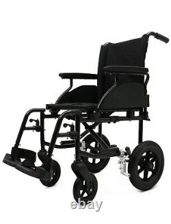 New HECARE Ultra Lightweight Folding travel transit I-Go Flyte 90 Wheelchair