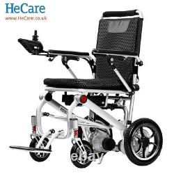 New Hecare Lightweight Electric Wheelchair Instant Folding 18kg, 4mph Uk Stock