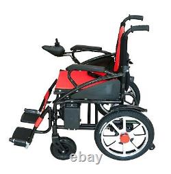 New Lightweight Electric Wheelchair Folding Heavy Duty Durable Power Wheel Chair